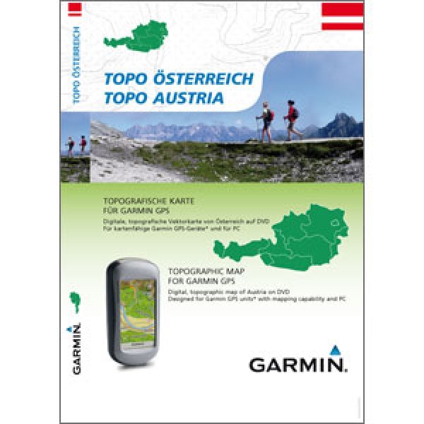 Topo Österreich ist die perfekte Ergänzung für Ihr Garmin GPS