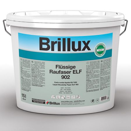 BRILLUX Raufaser 902 Weiß Wandfarbe 15 Liter GP 7,99€/L