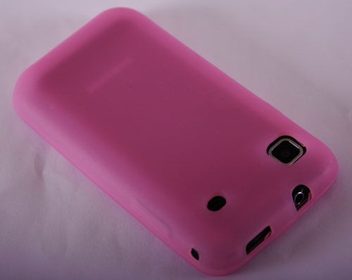 i9003 Galaxy S Silikon Gummi Hülle Tasche Silicon Case Rosa Pink #910