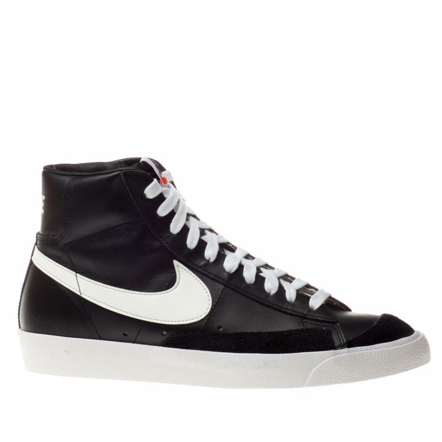 Nike Tm Blazer Mid 77 Prm Vntg Schwarz Weiss Schuhe Herren Neu