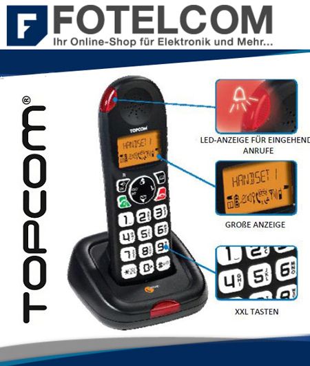 Topcom Sologic B901 Erweiterungsset zusätzliches Mobilteil