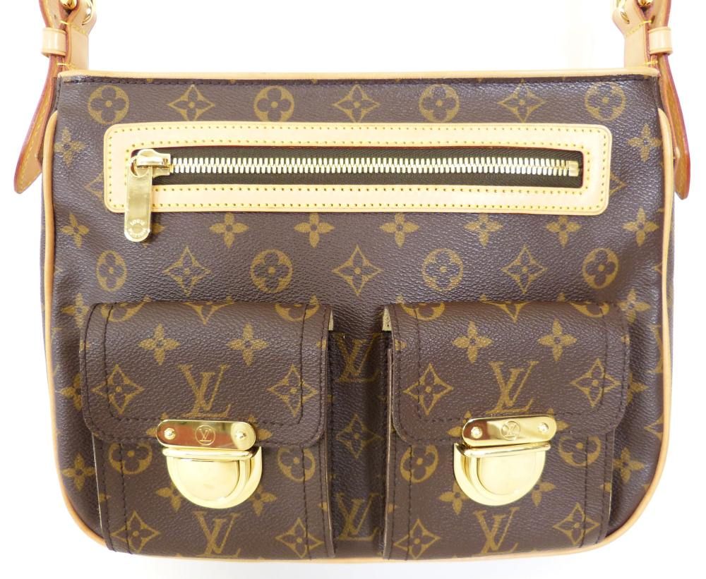 LOUIS VUITTON LV LUXUS LEDER SCHULTERTASCHE TASCHE braun MONOGRAM