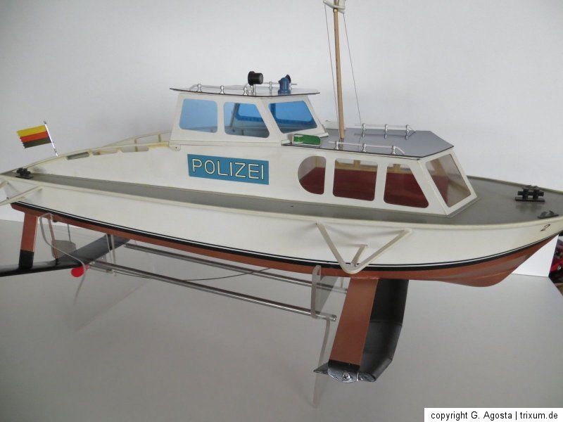 RARITÄT HEGI TRAGFLÄCHENBOOT WASSERSCHUTZPOLIZEI B 3511 GEBAUT