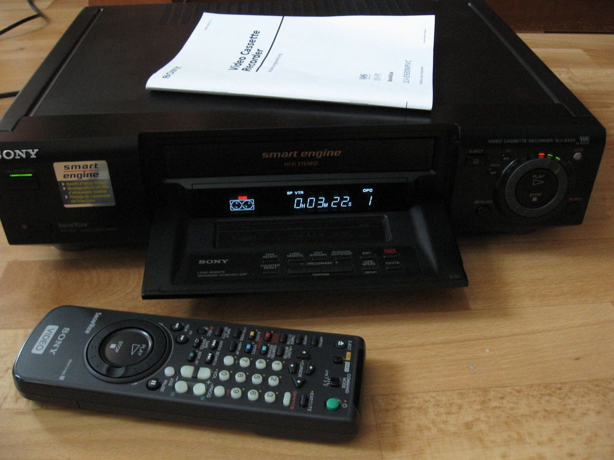 TOP SONY SLV E930 VHS HQ Videorecorder Hochwertige sehr gute Technik