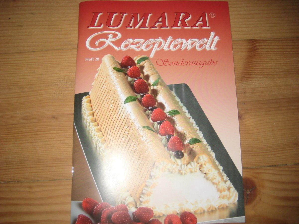 LUMARA Rezeptewelt Nr. 28 Rezepteheft Rezepte Sonderausgabe NEU