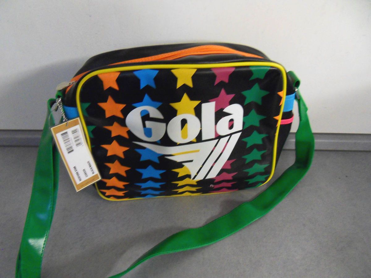 GOLA Schultertasche Redford Star CUB939 black/multi +NEU+