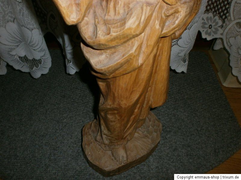 JESUSFIGUR HOLZFIGUR HOLZ GEISTLICHE STATUE HOLZSCHNITZEREI GESCHNITZT