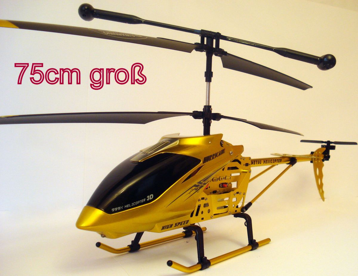  HUBSCHRAUBER SERIES FQ 777 999 75cm Gold mit GYRO mit Lichtkontrol